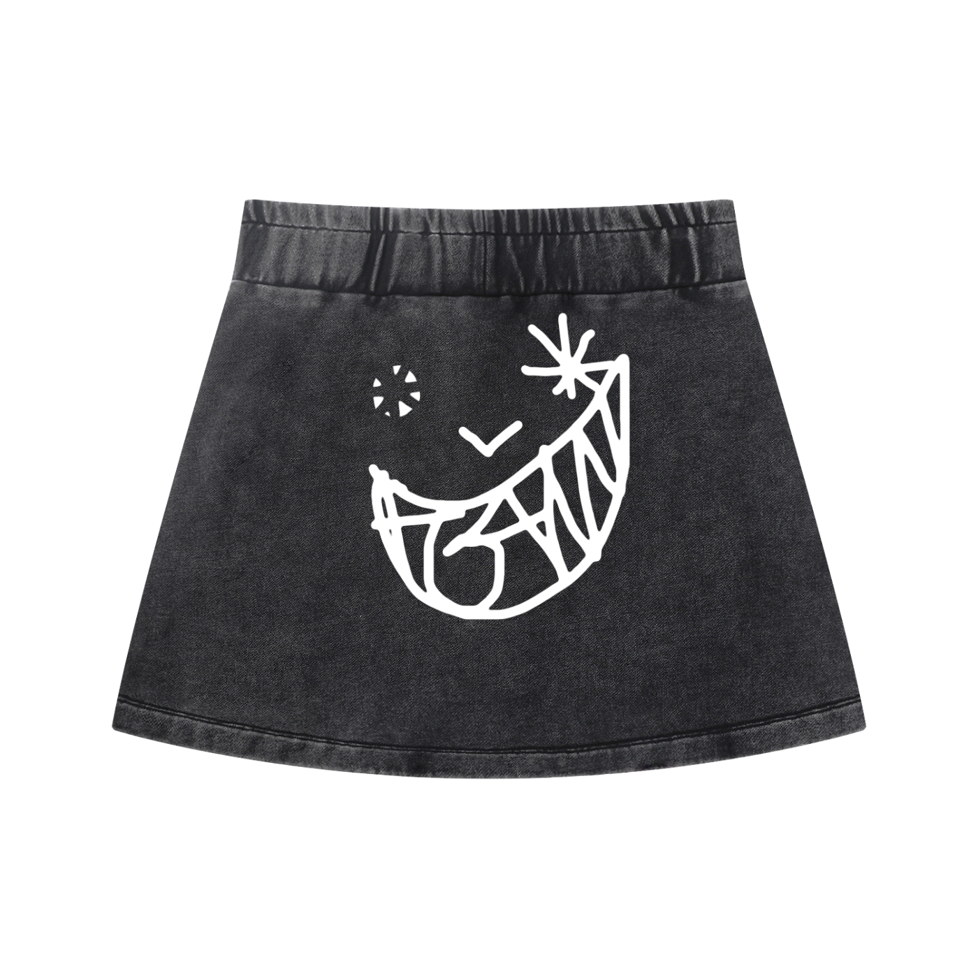 Mineral Wash Mini Skirt