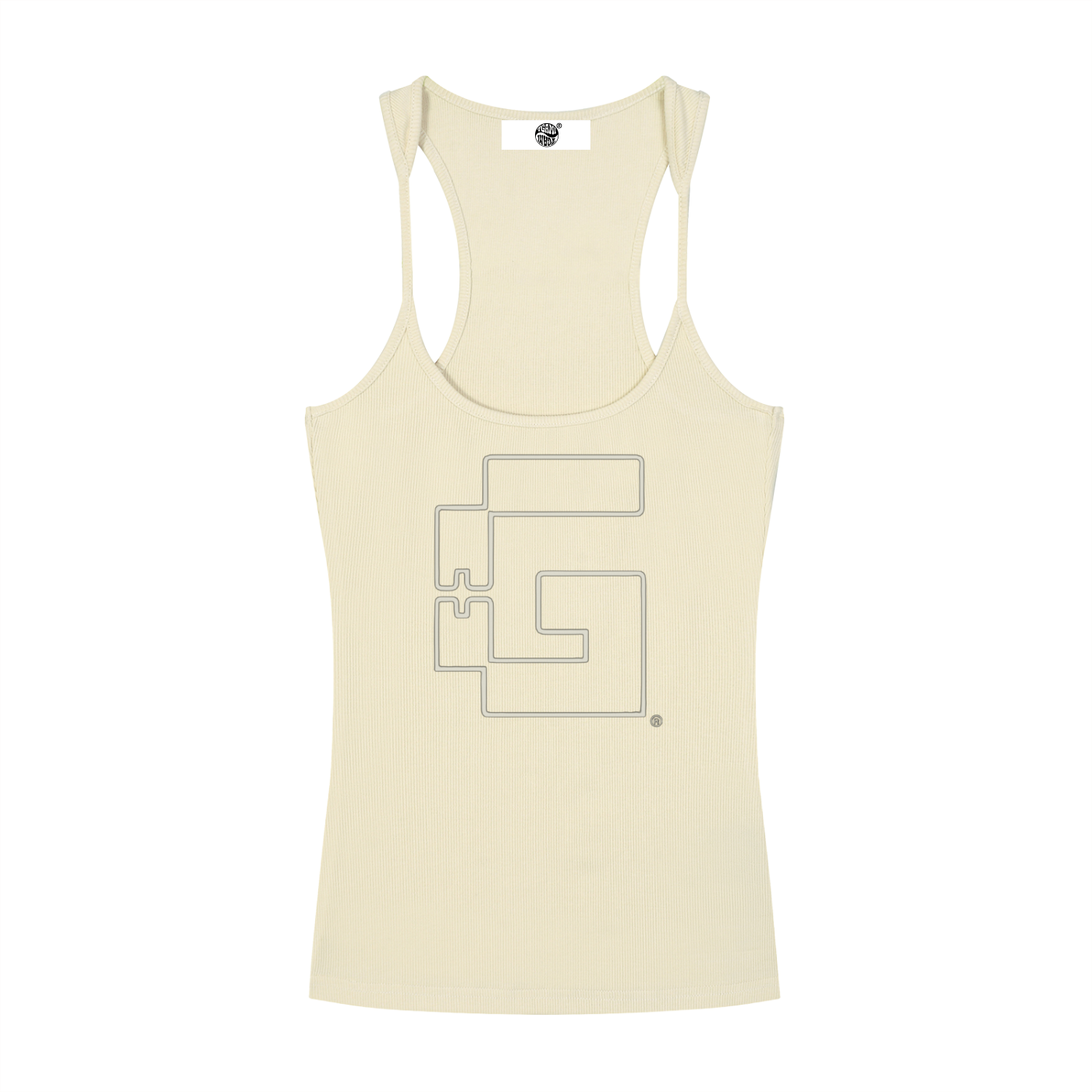 Slim Fit Ribbed Racerback Tank Top