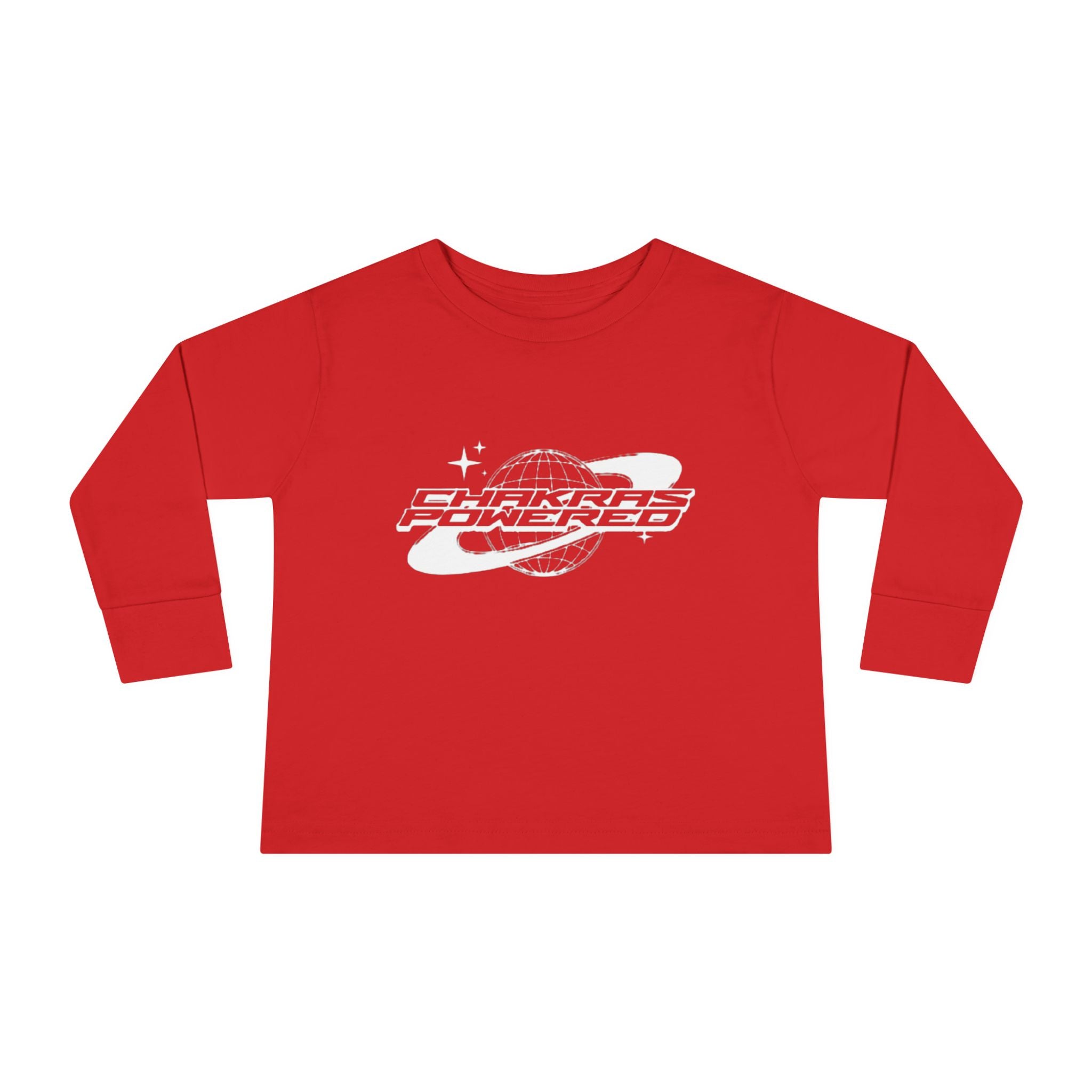 Toddler Long Sleeve Tee — Chakras Powered + Balance Icon Edition