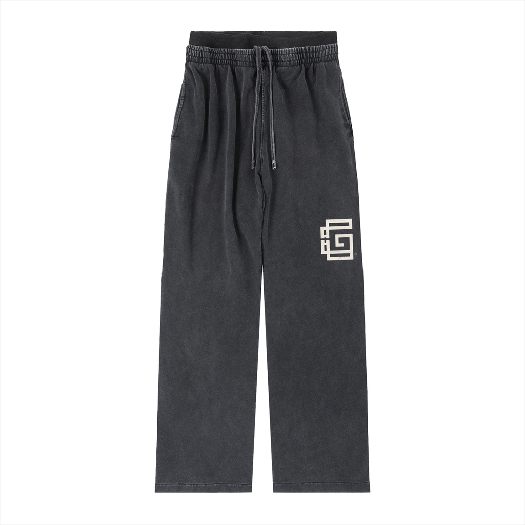 Vintage Washed Waist Pants — High Road Glitch Identity Edition