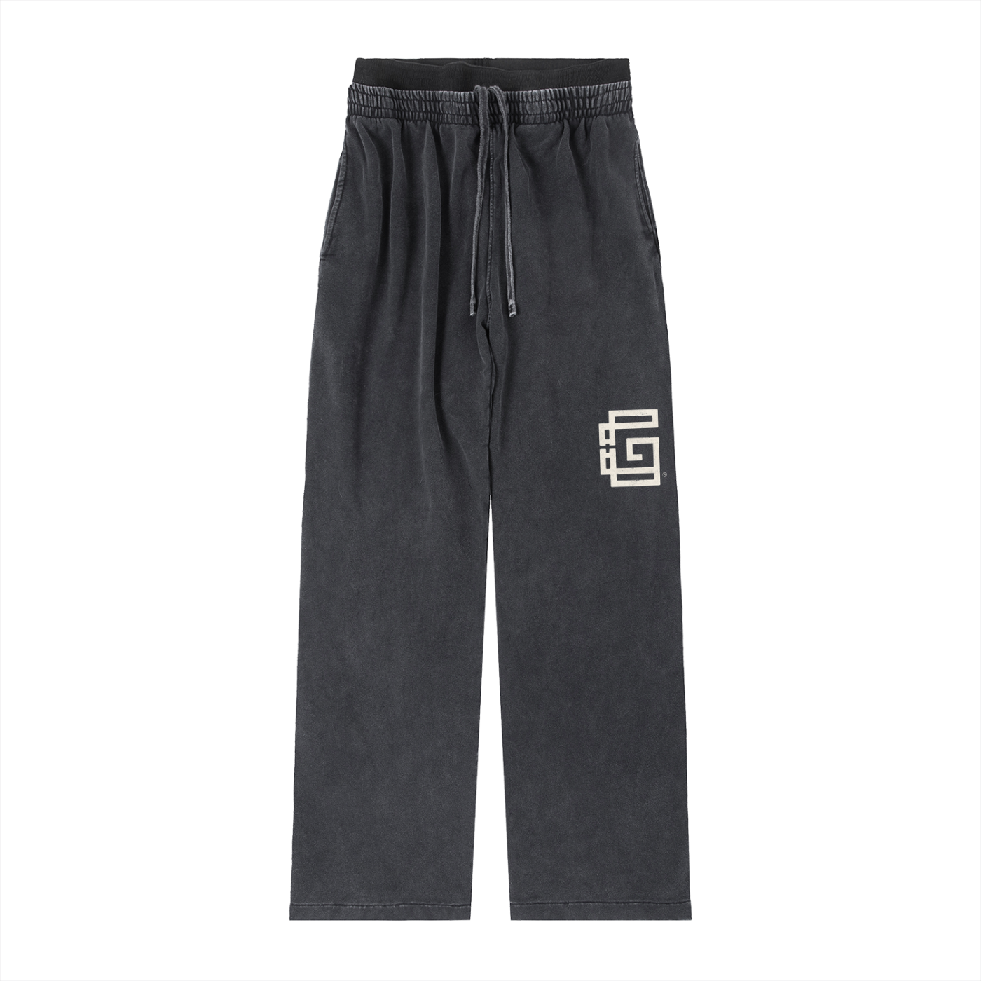Vintage Washed Waist Pants — High Road Glitch Identity Edition
