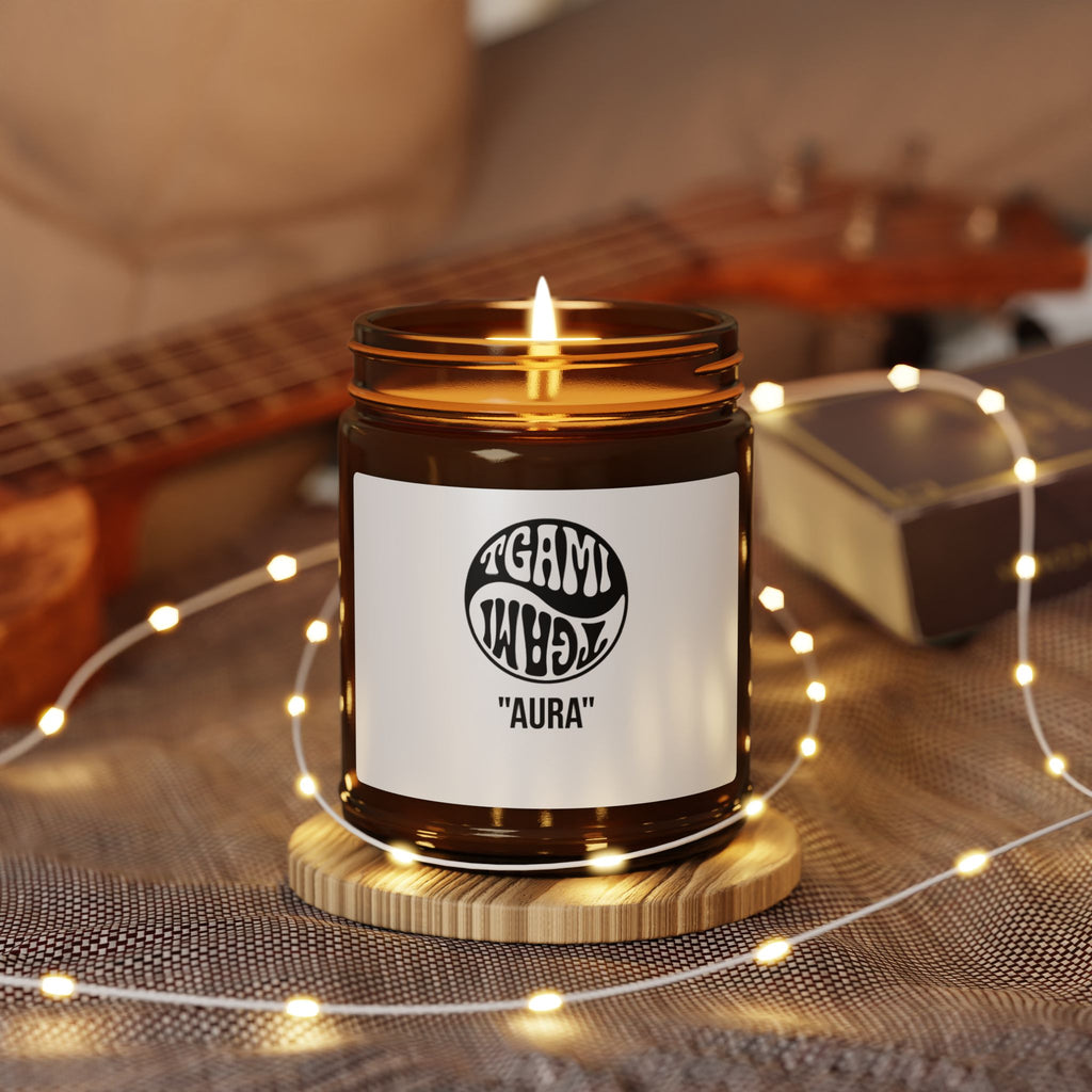 Aura Scented Soy Candles — Amber Jar (Multiple Sizes)