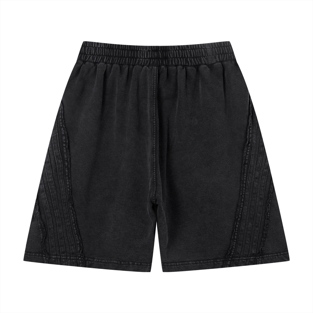 +G Swoop logo Raw Edge Shorts