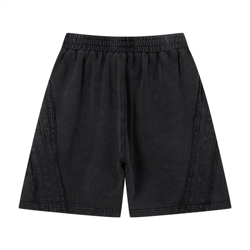 +G Swoop logo Raw Edge Shorts
