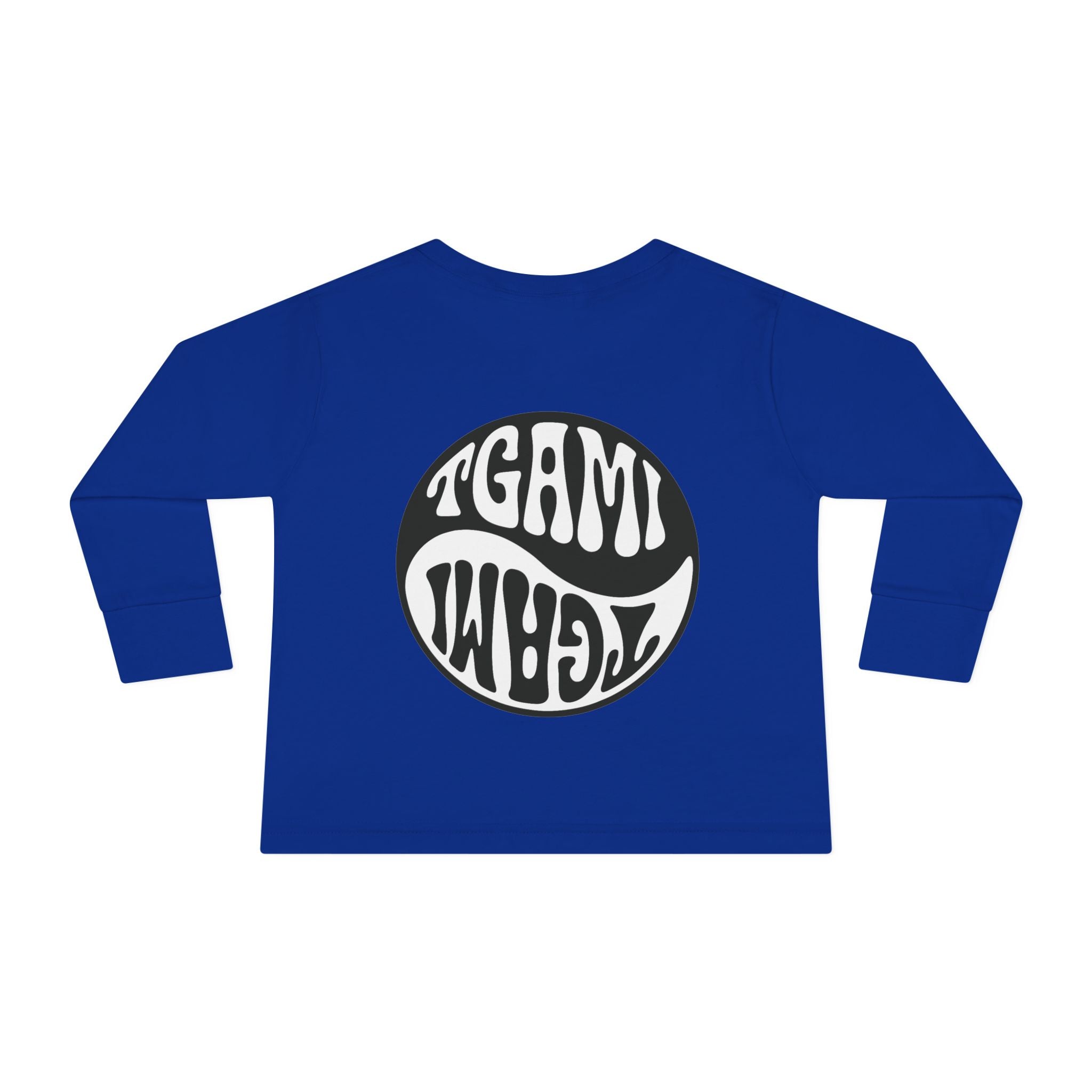 Toddler Long Sleeve Tee — Chakras Powered + Balance Icon Edition