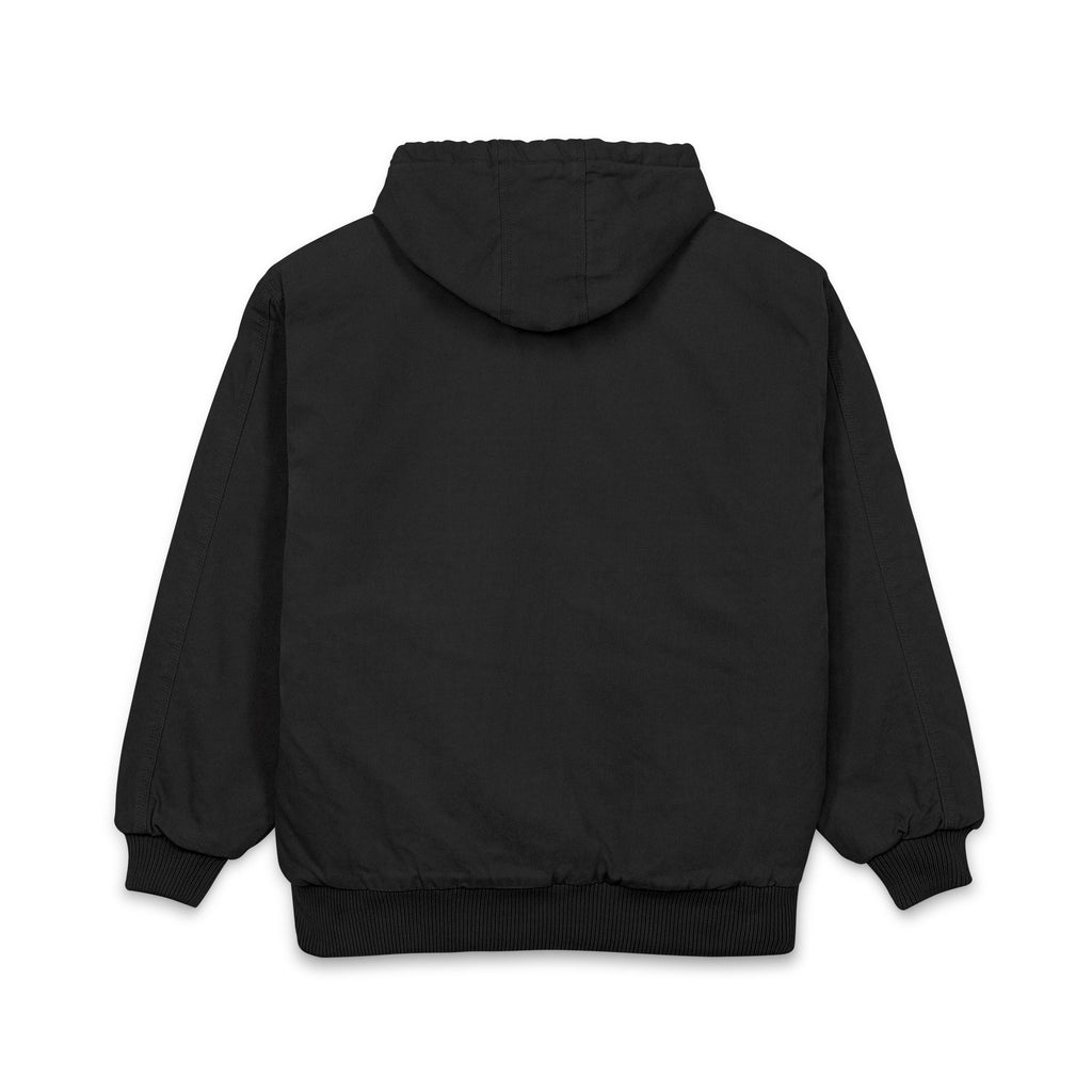 Embroidered Hooded Work Jacket — Durable Duck Cloth Jacket