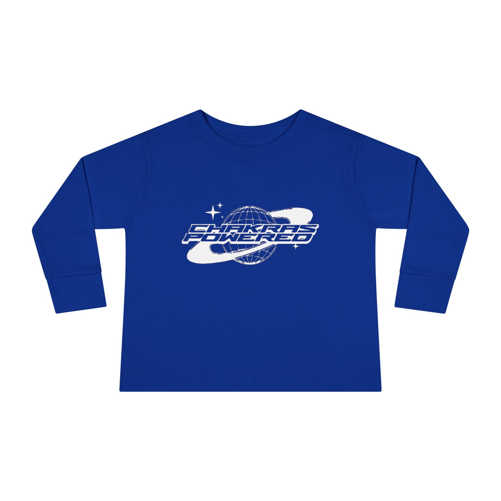 Toddler Long Sleeve Tee — Chakras Powered + Balance Icon Edition