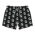 Allover 'G' Logo Swim Trunks — Bold Graphic Beach Shorts