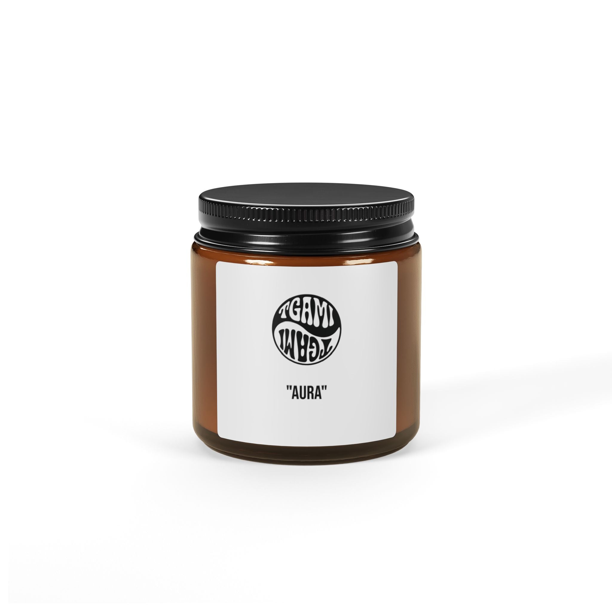 Aura Scented Soy Candles — Amber Jar (Multiple Sizes)