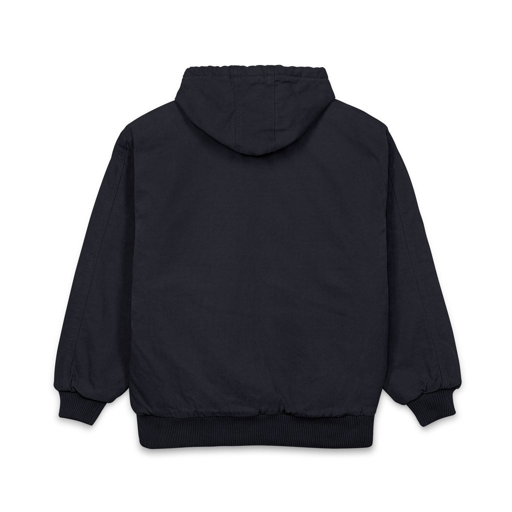 Embroidered Hooded Work Jacket — Durable Duck Cloth Jacket