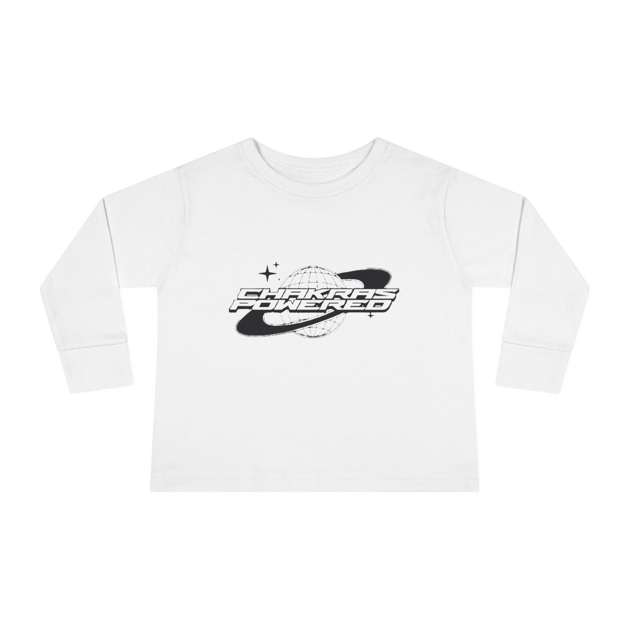 Toddler Long Sleeve Tee — Chakras Powered + Balance Icon Edition
