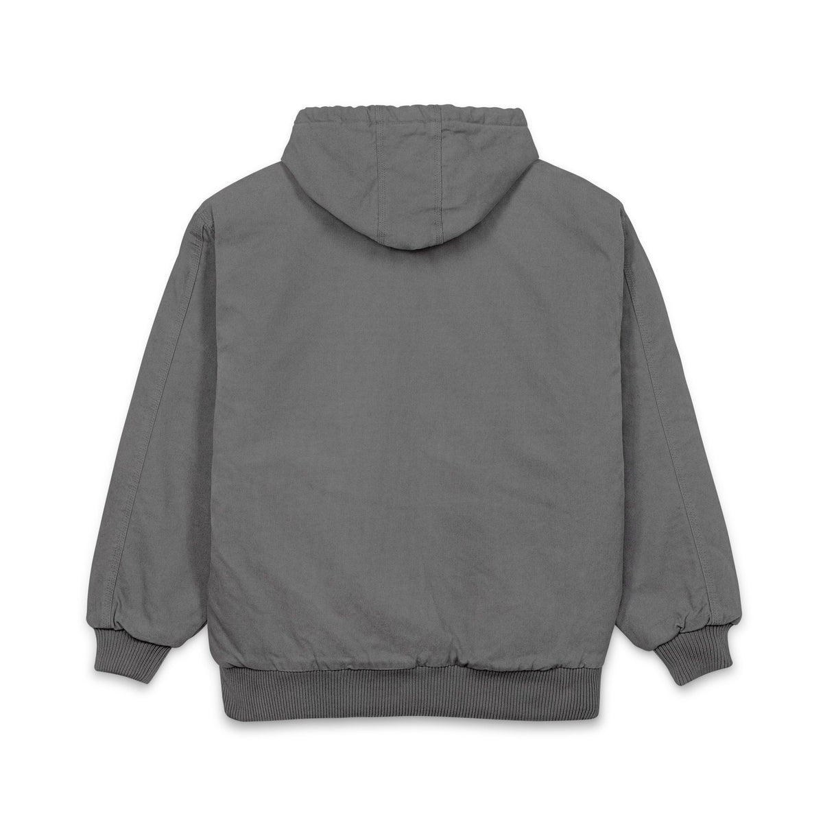 Embroidered Hooded Work Jacket — Durable Duck Cloth Jacket