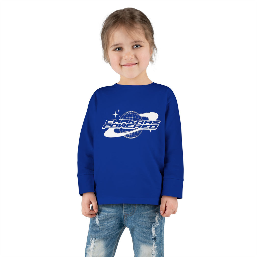 Toddler Long Sleeve Tee — Chakras Powered + Balance Icon Edition