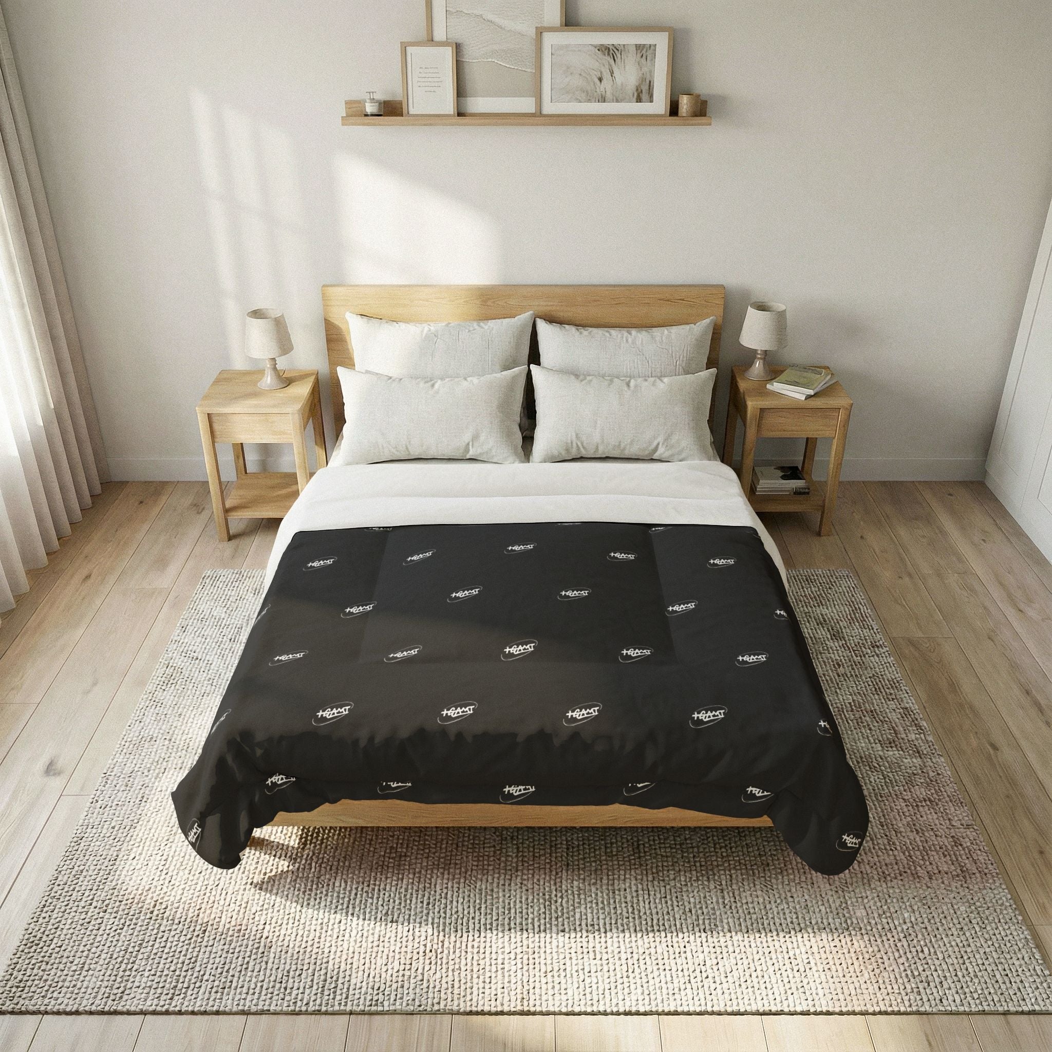 Swoop Logo Pattern Comforter — +GAMI® Swoop Stamp Edition