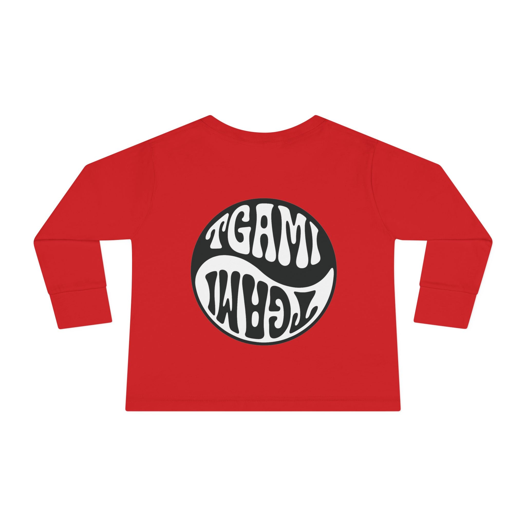 Toddler Long Sleeve Tee — Chakras Powered + Balance Icon Edition