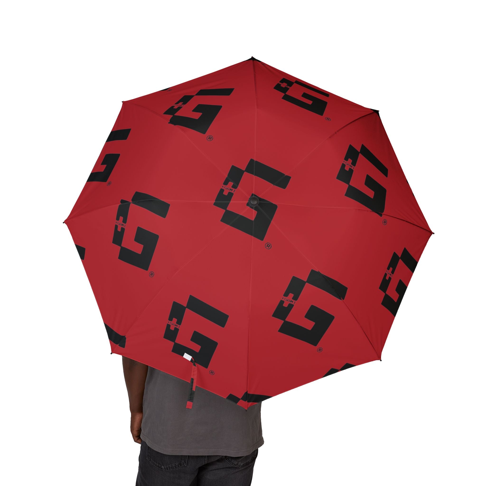 +G Logo Graphic Umbrella |  Red