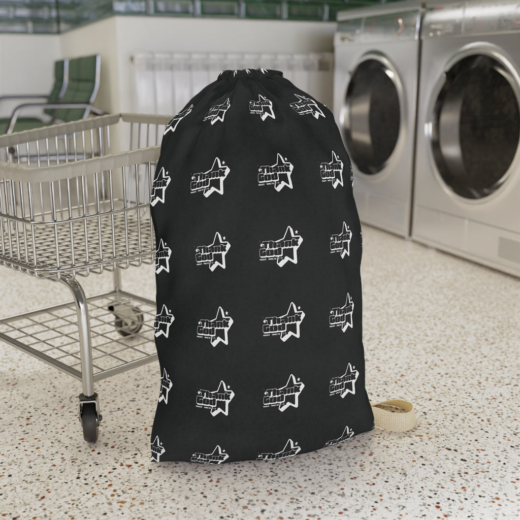 Thank God* Laundry Bag — Drawstring Hamper
