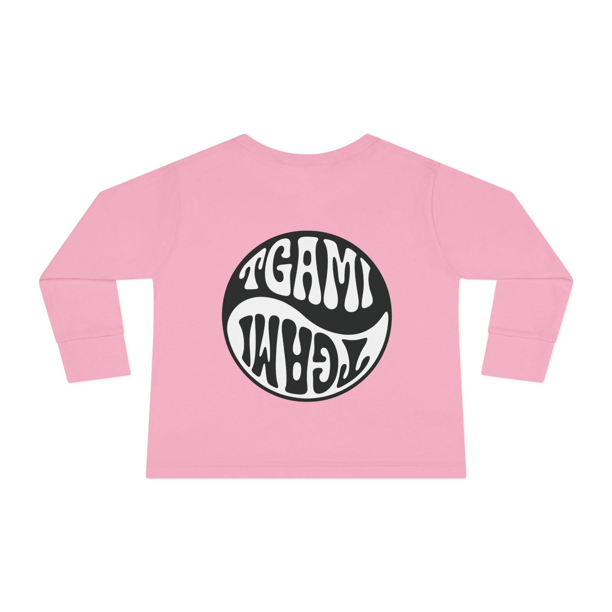 Toddler Long Sleeve Tee — Chakras Powered + Balance Icon Edition