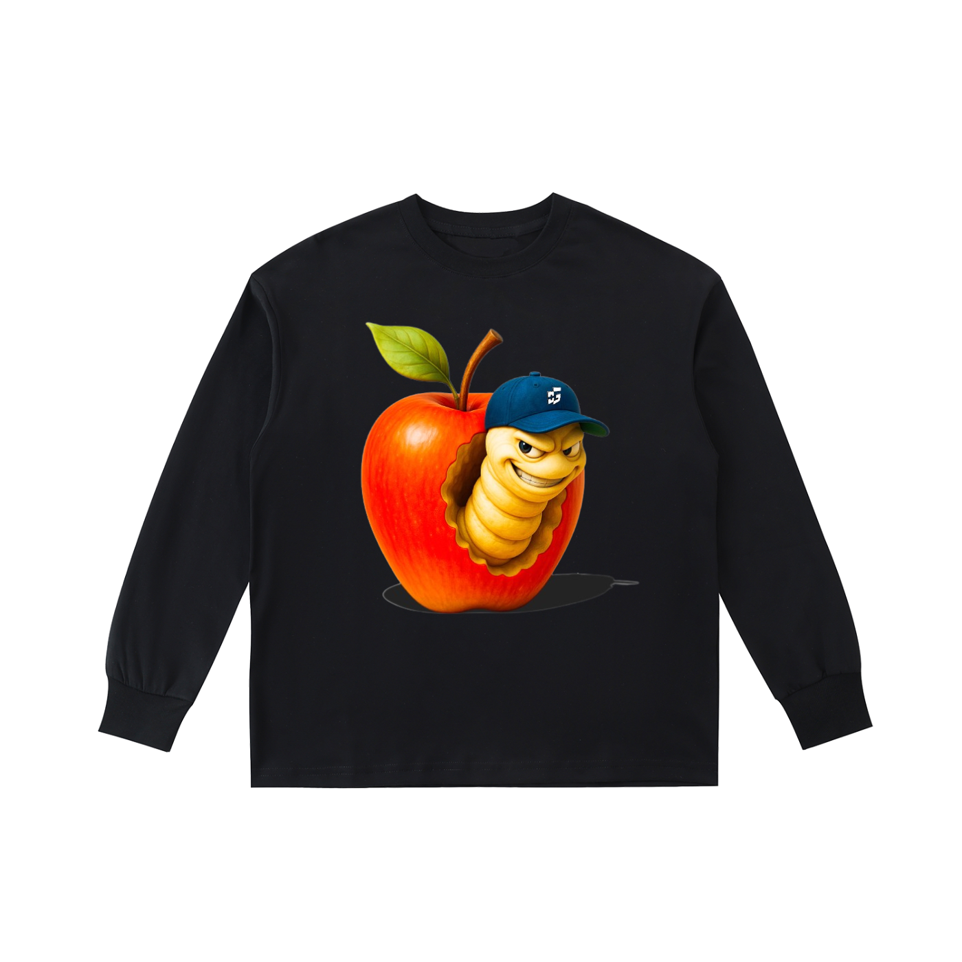 Kids Quick‑Dry Long Sleeve Tee — Big App Worm “Make It Anywhere” Edition