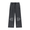 Snow‑Washed Raw‑Edge Sweatpants — Broken Wishbones XX27 +G Edition