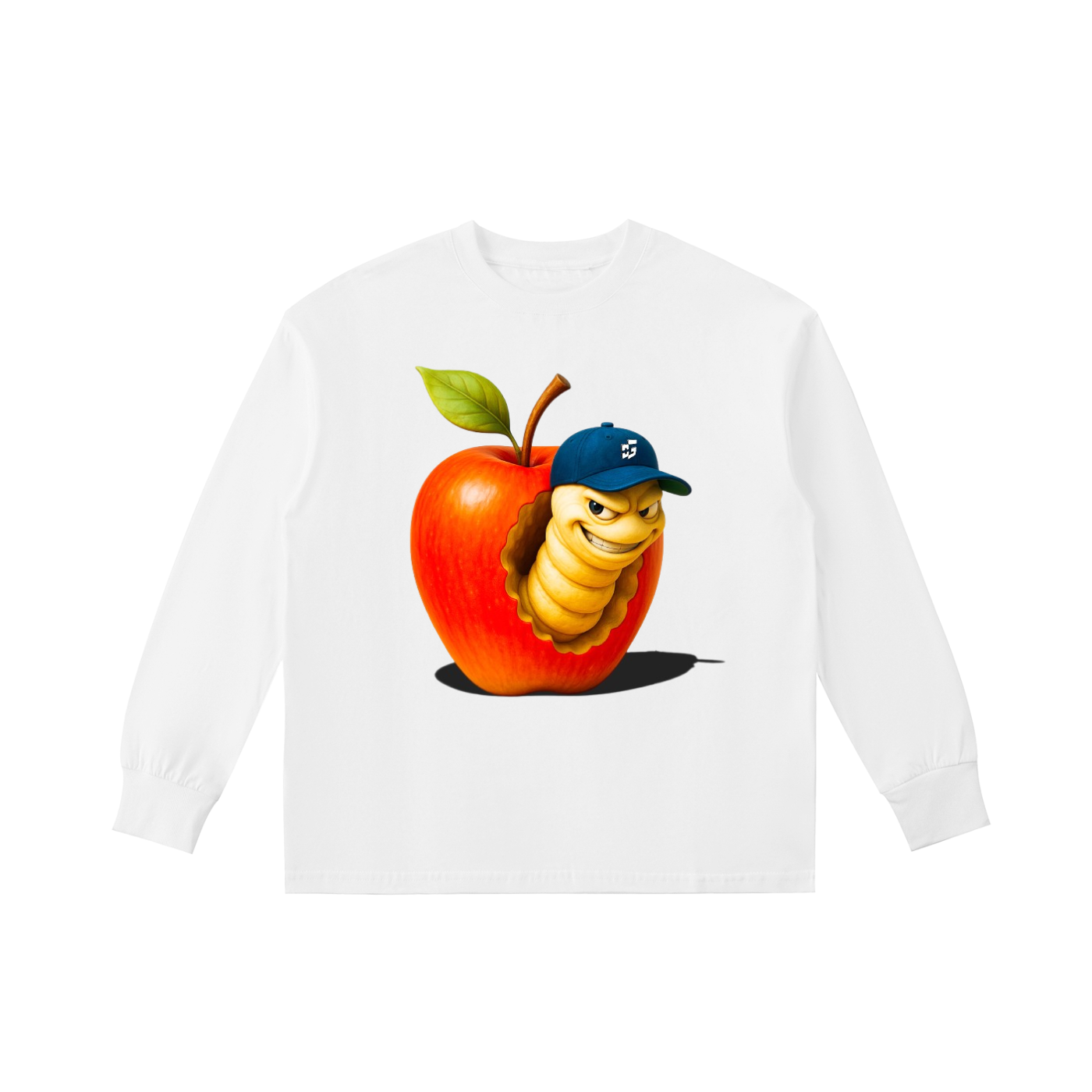 Kids Quick‑Dry Long Sleeve Tee — Big App Worm “Make It Anywhere” Edition