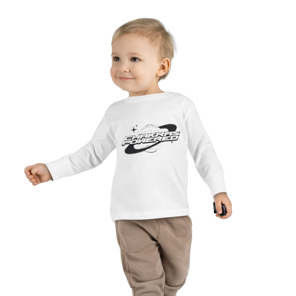 Toddler Long Sleeve Tee — Chakras Powered + Balance Icon Edition