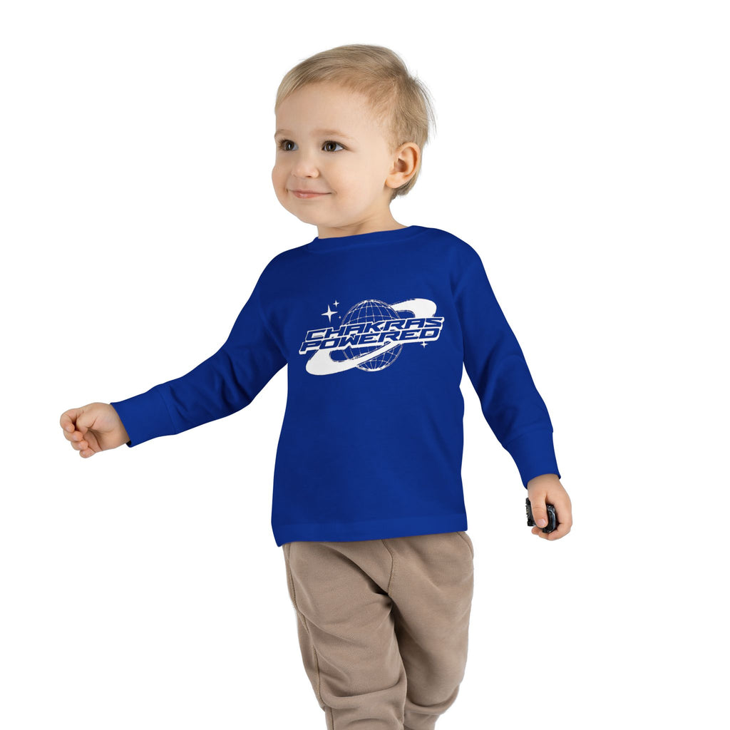 Toddler Long Sleeve Tee — Chakras Powered + Balance Icon Edition