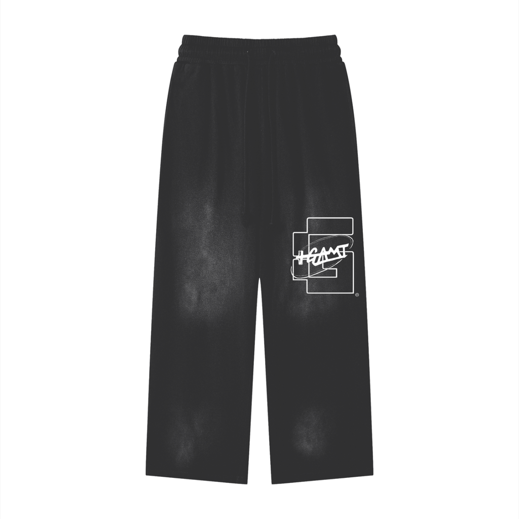 Sunfade Loose‑Fit Cotton Sweatpants — +G Swoop + Thank God* + Chakras Powered Edition