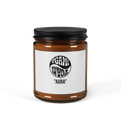 Aura Scented Soy Candles — Amber Jar (Multiple Sizes)