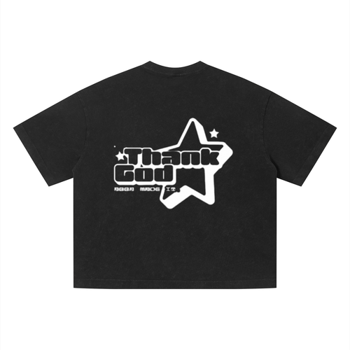 +G Swoop logo Vintage Wash Boxy T-Shirt