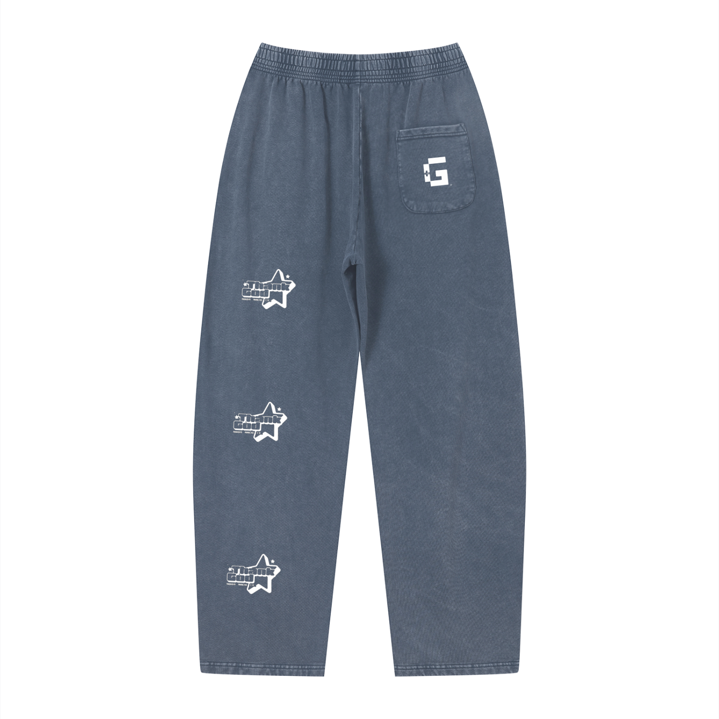 “Thank God*” 369 Vintage Wash Loose Sweatpants