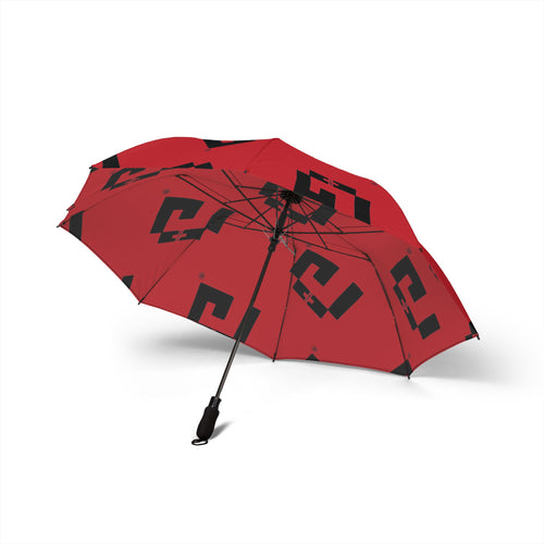 +G Logo Graphic Umbrella |  Red
