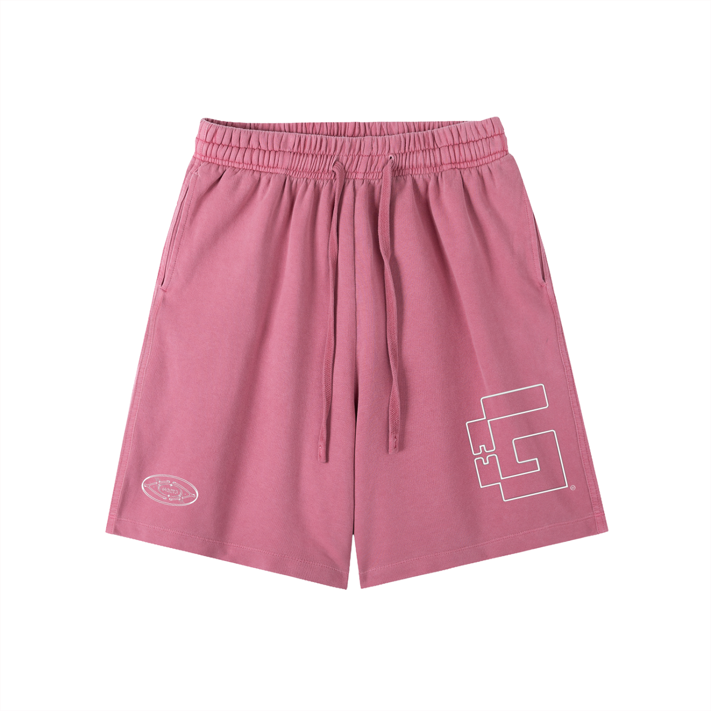 “Tri‑Stamp” Vintage Wash Sweatshorts