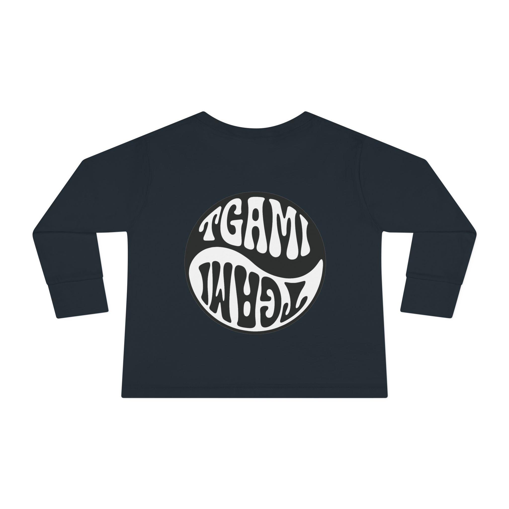 Toddler Long Sleeve Tee — Chakras Powered + Balance Icon Edition