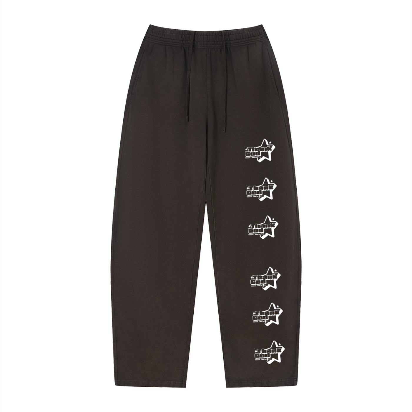 “Thank God*” 369 Vintage Wash Loose Sweatpants