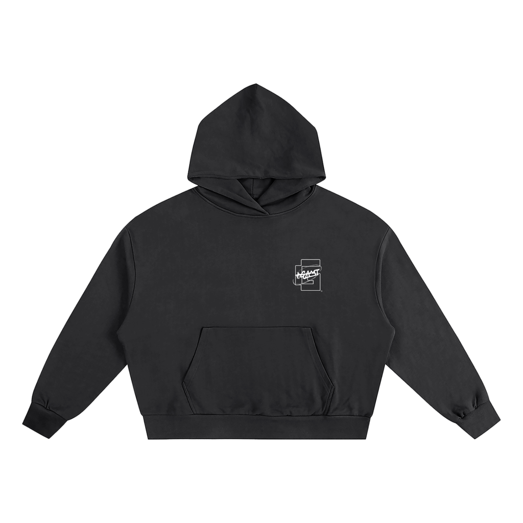 Boxy Oversized Hoodie — +G Swoop + Chakras Powered + Thank God* Edition