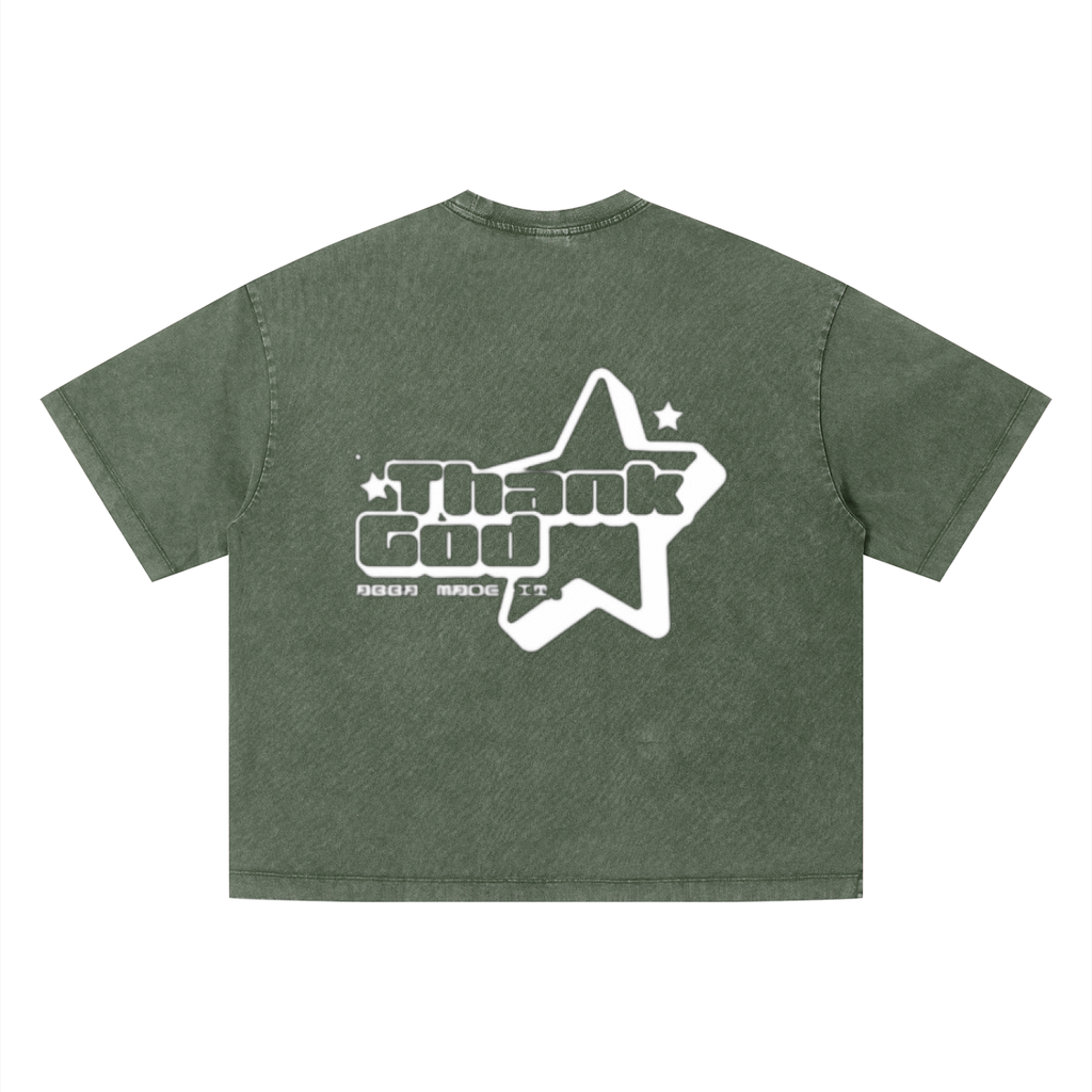 +G Swoop logo Vintage Wash Boxy T-Shirt