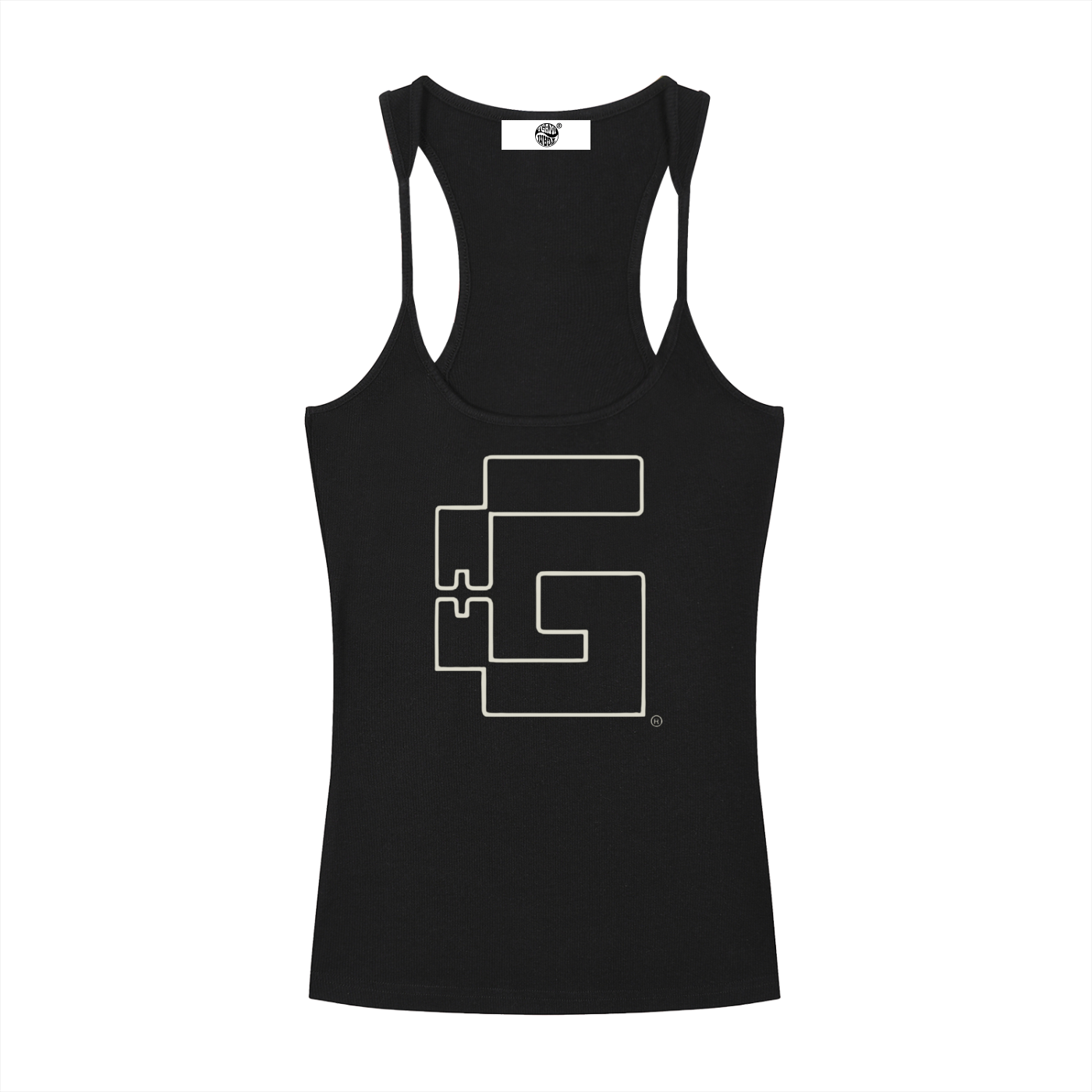 Slim Fit Ribbed Racerback Tank Top