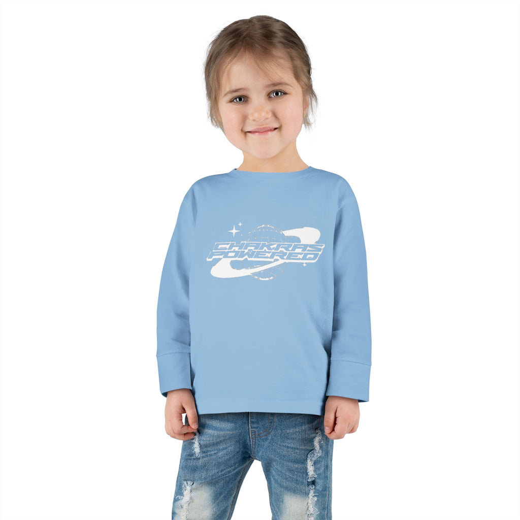 Toddler Long Sleeve Tee — Chakras Powered + Balance Icon Edition