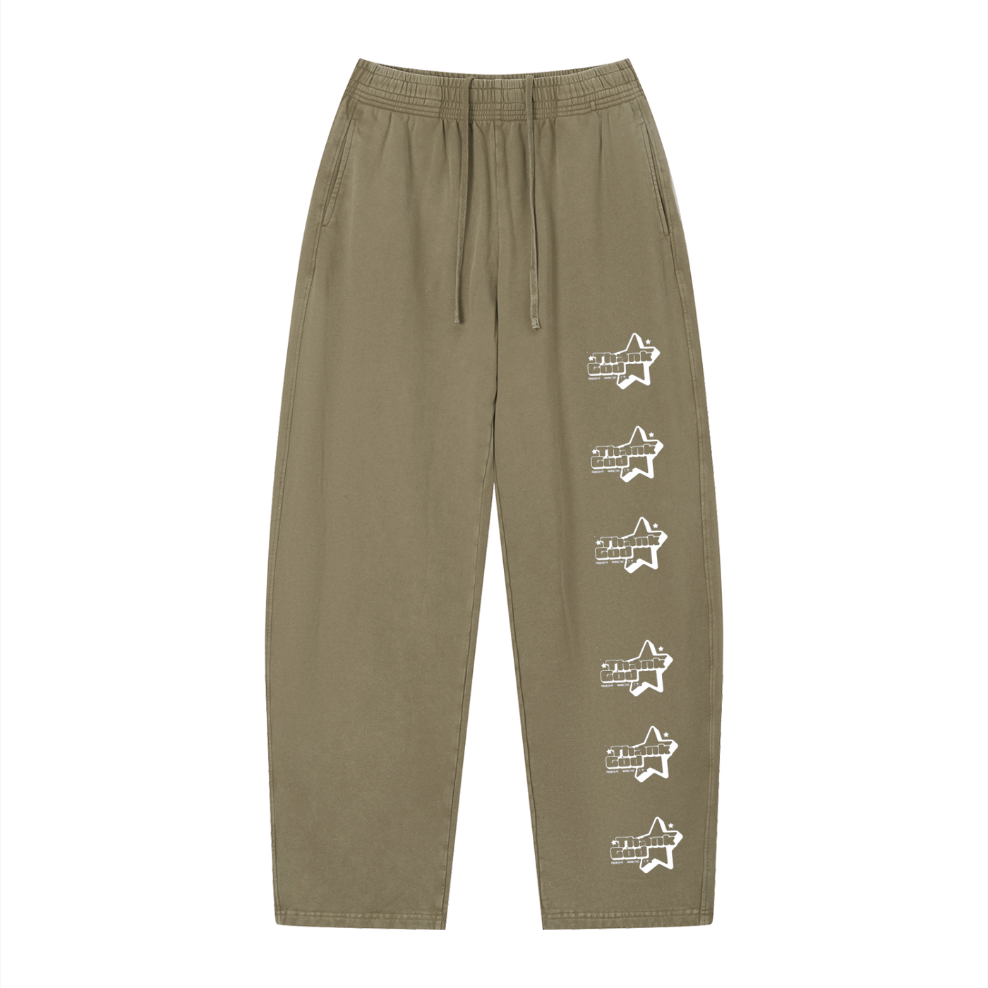 “Thank God*” 369 Vintage Wash Loose Sweatpants