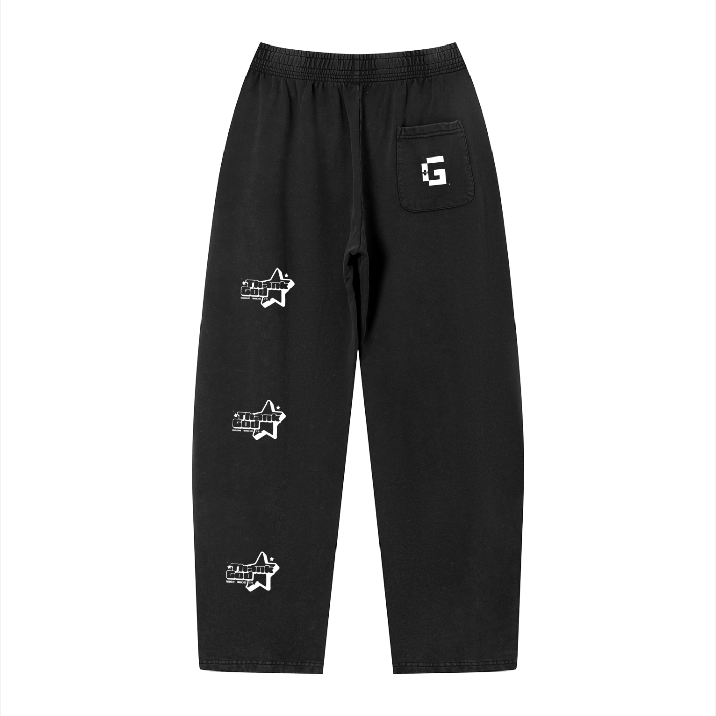 “Thank God*” 369 Vintage Wash Loose Sweatpants