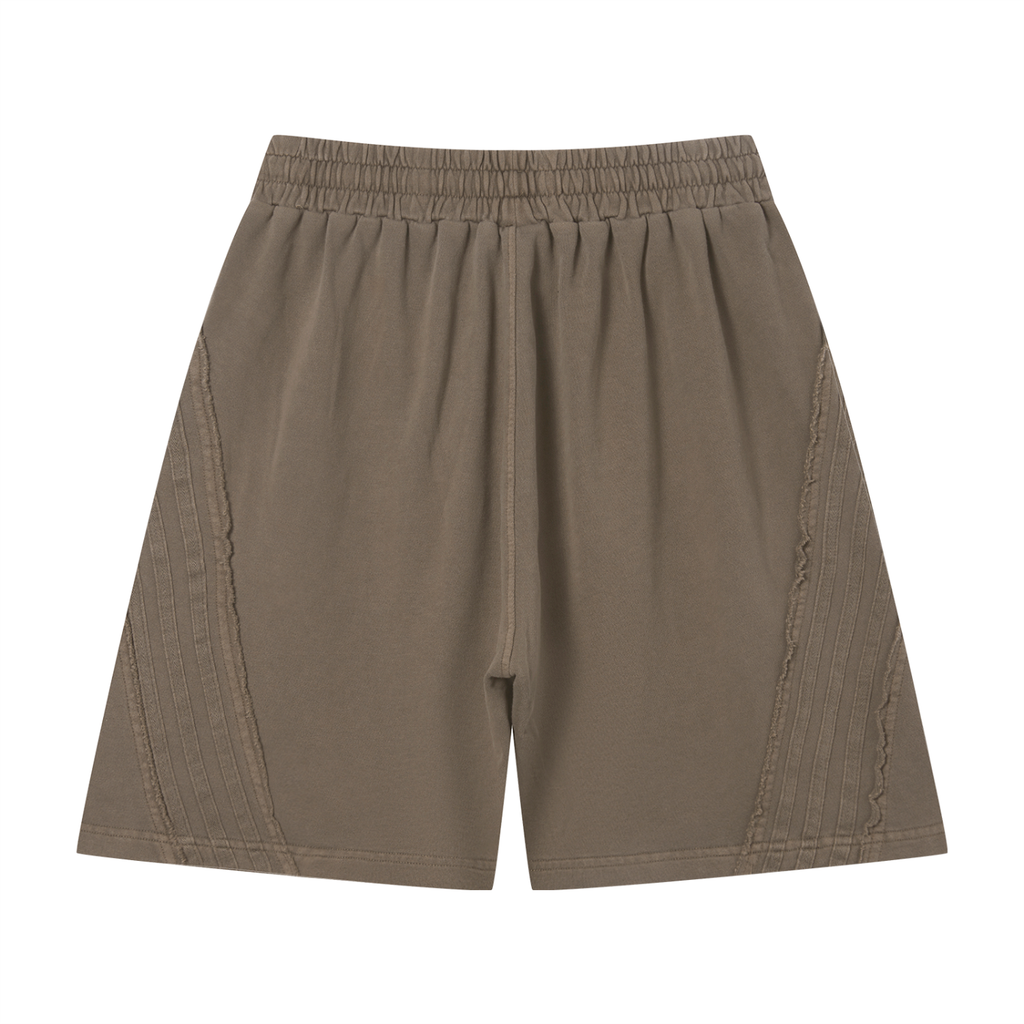 +G Swoop logo Raw Edge Shorts