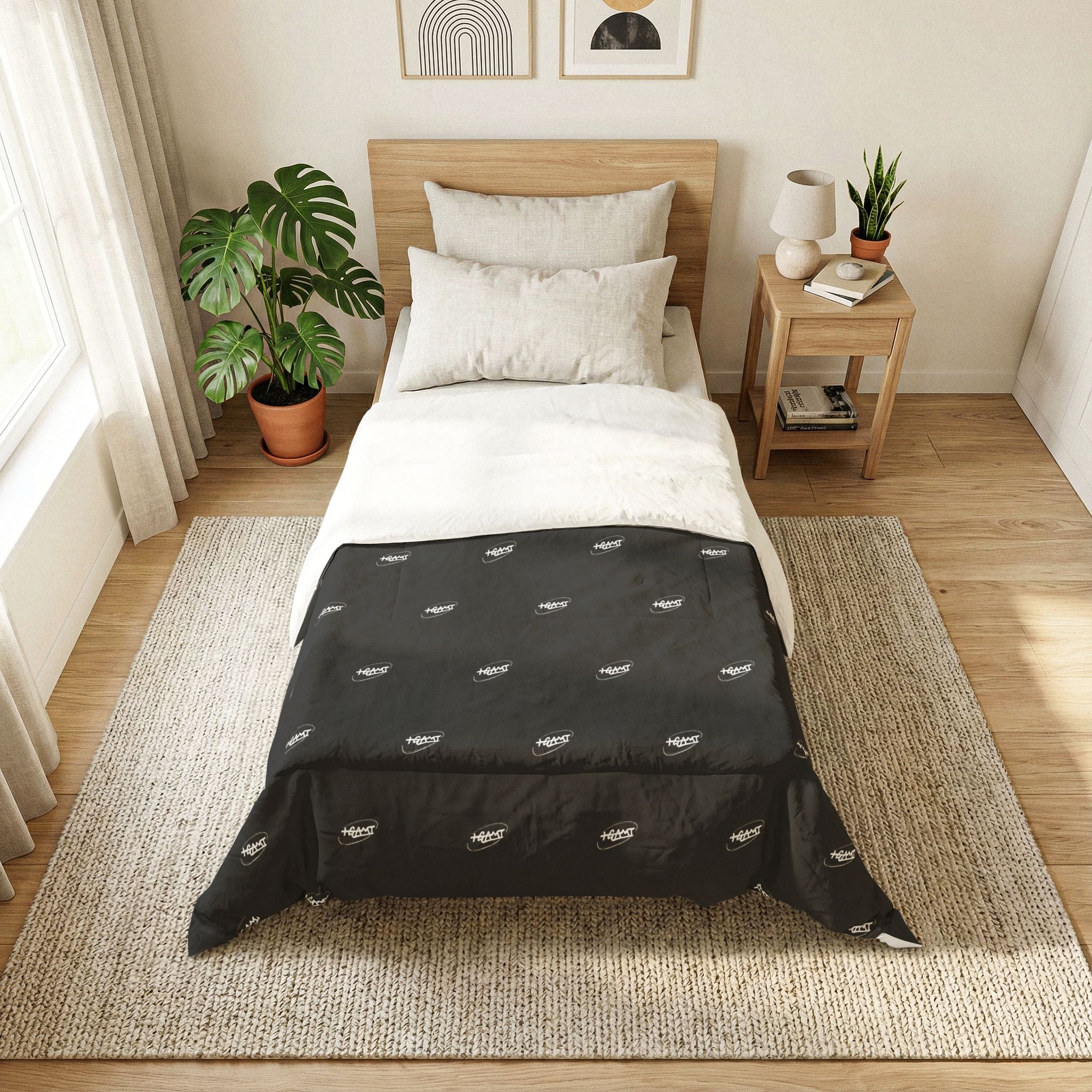 Swoop Logo Pattern Comforter — +GAMI® Swoop Stamp Edition