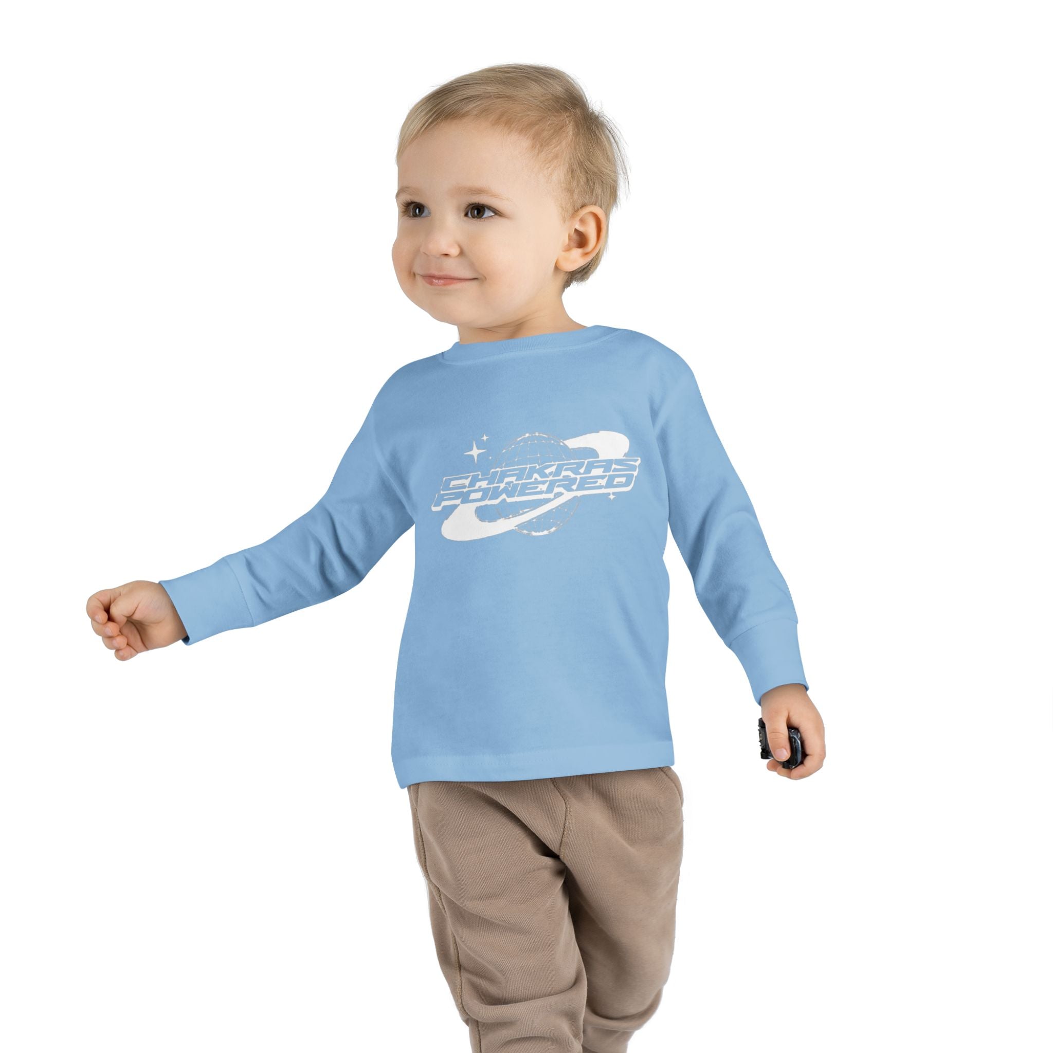 Toddler Long Sleeve Tee — Chakras Powered + Balance Icon Edition
