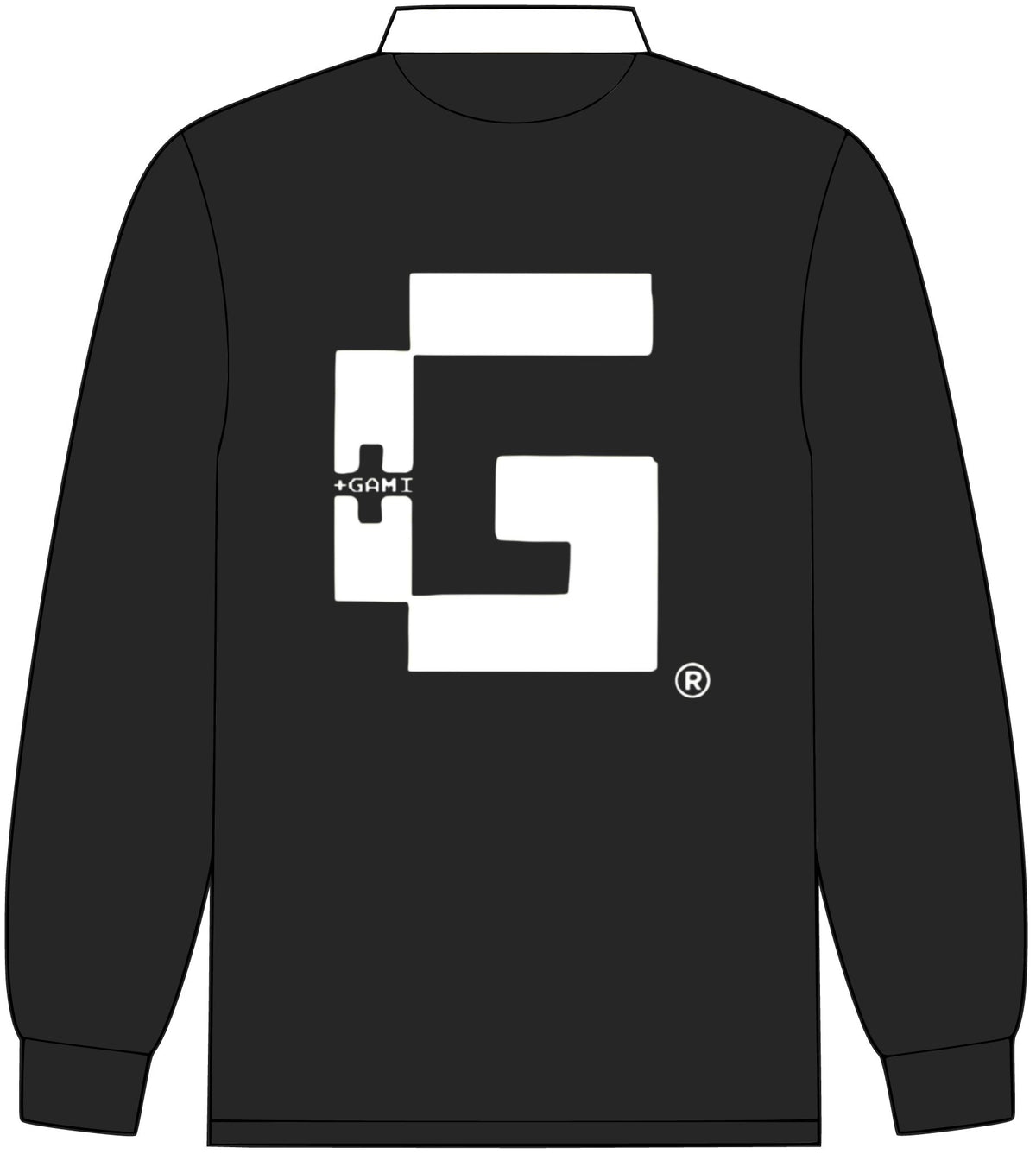 Classic Black Rugby Jersey — Long Sleeve Polo