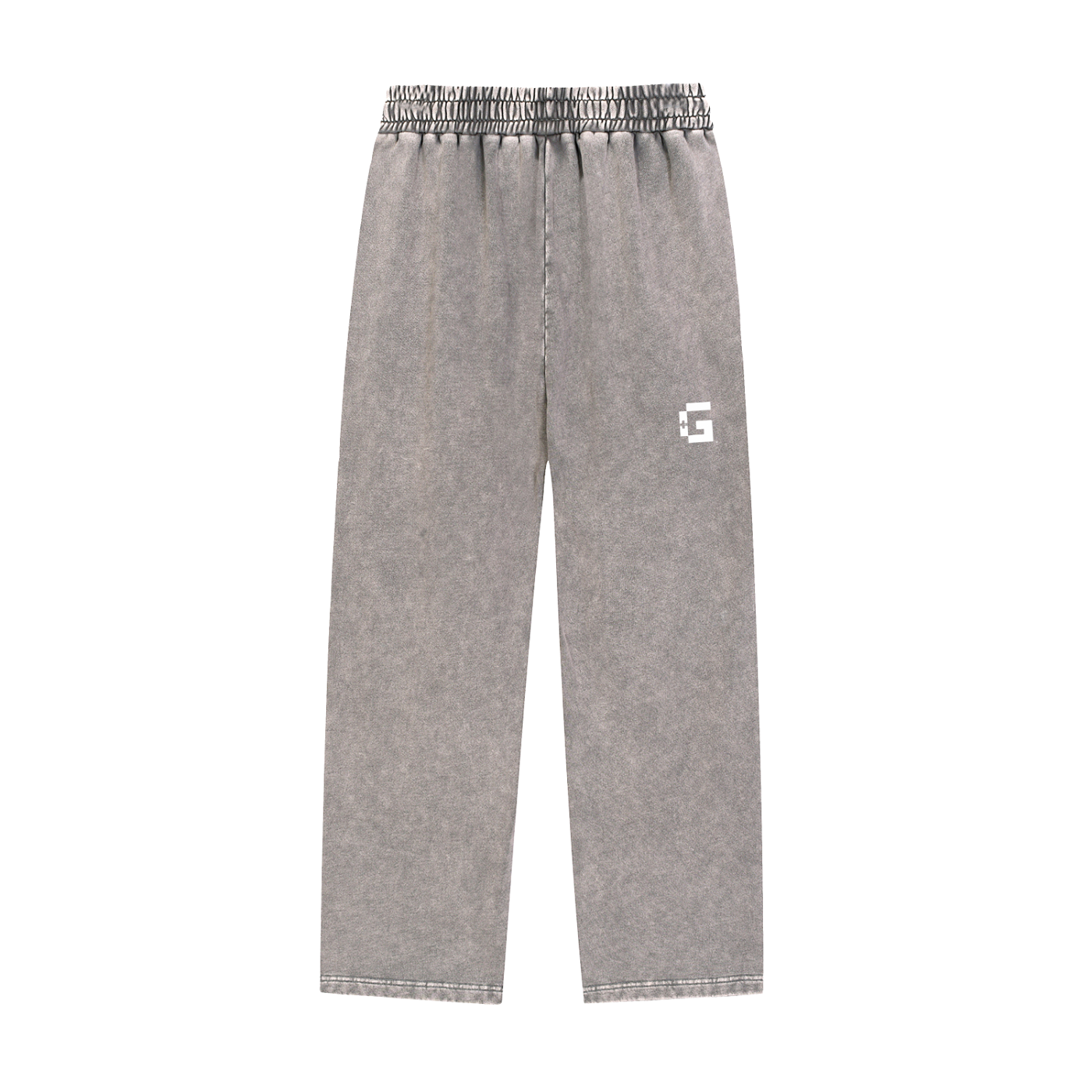 Snow‑Wash Heavyweight Sweatpants — Thank God* + +G Edition