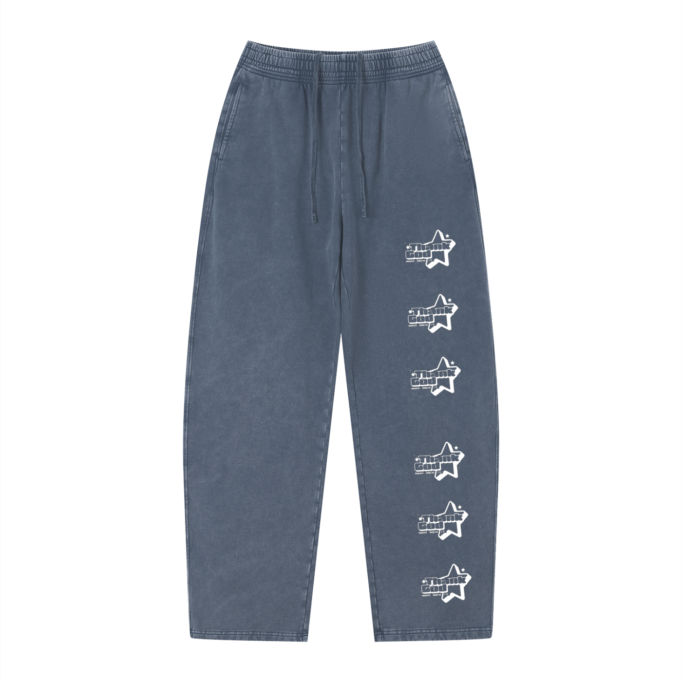 “Thank God*” 369 Vintage Wash Loose Sweatpants