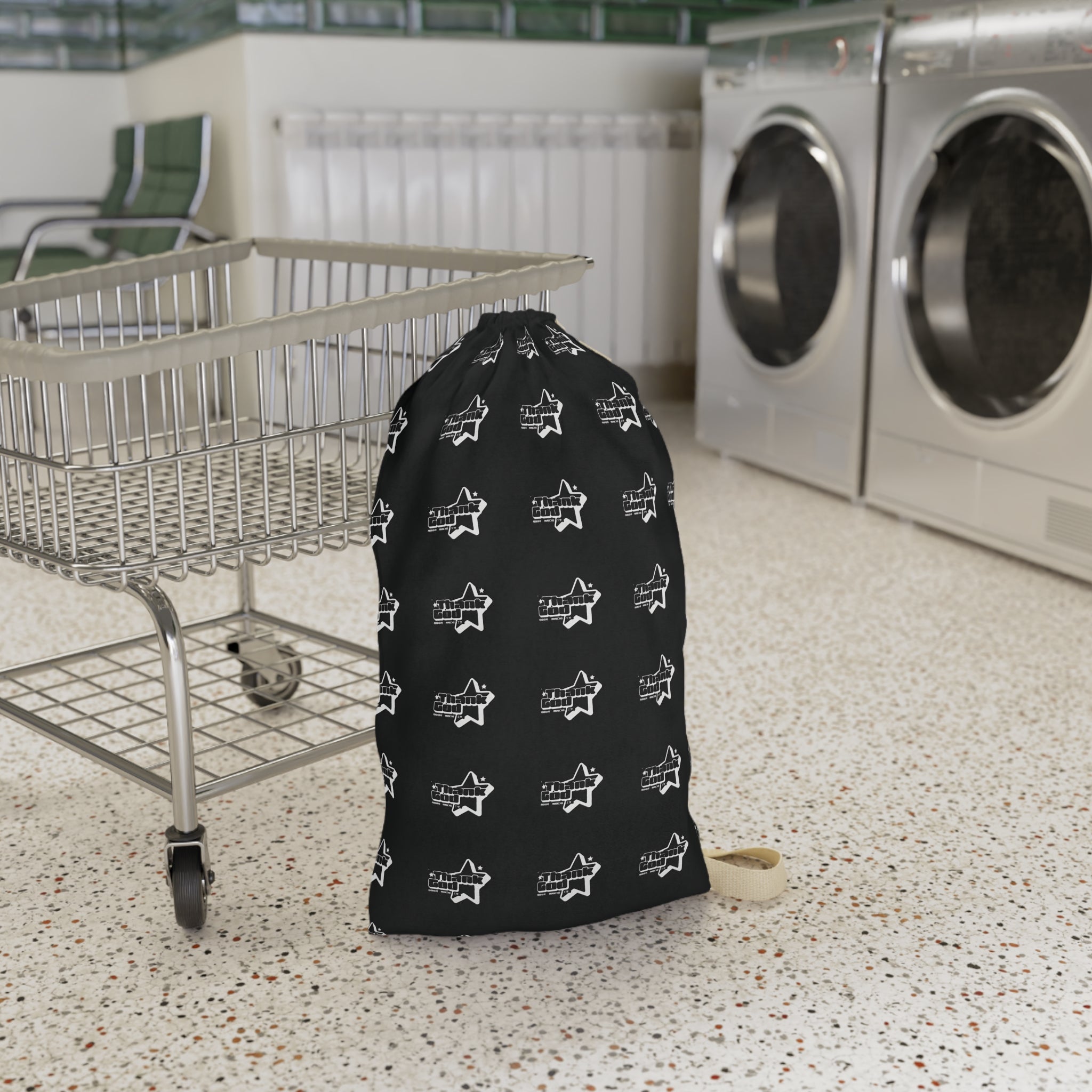 Thank God* Laundry Bag — Drawstring Hamper