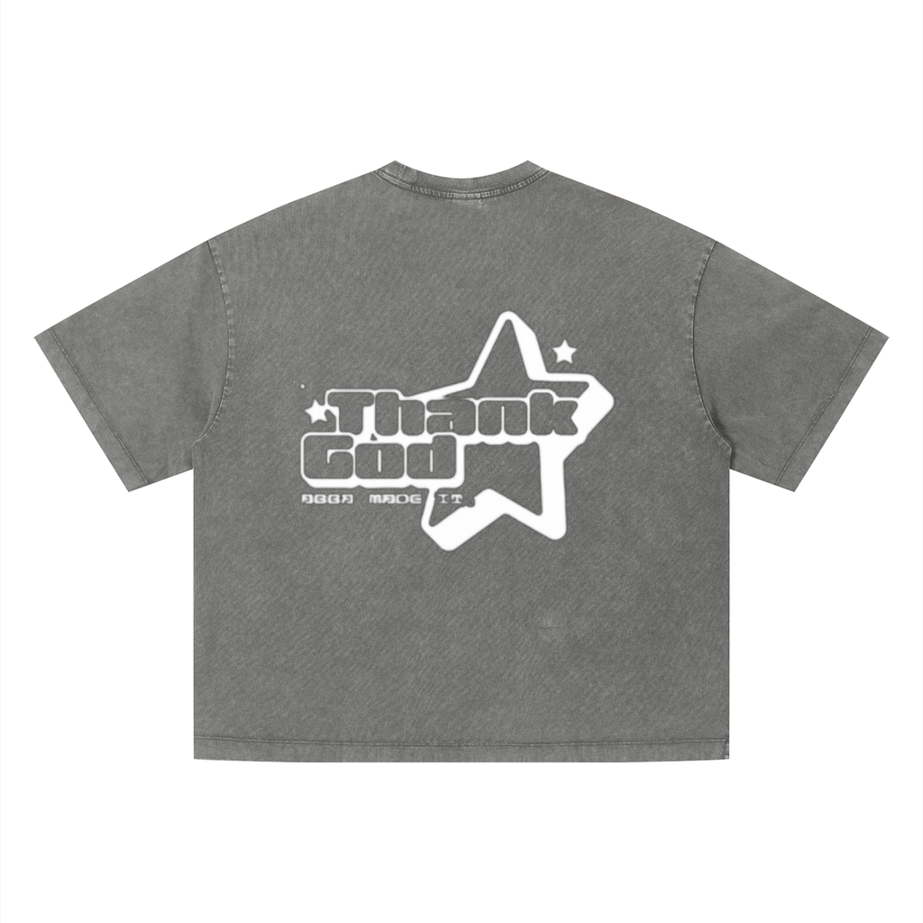 +G Swoop logo Vintage Wash Boxy T-Shirt
