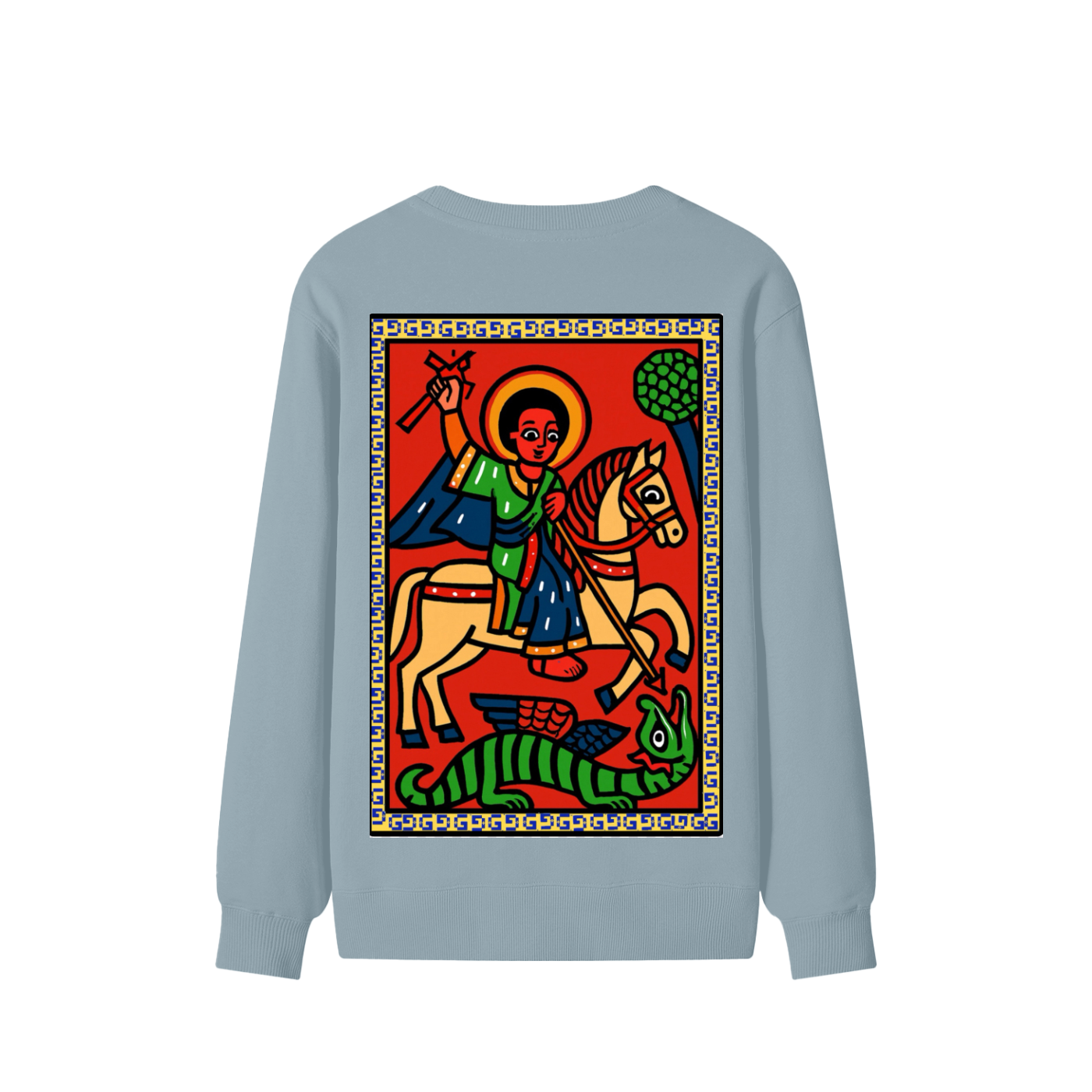 Classic Unisex Cotton Sweatshirt — St. George Dragon Slayer